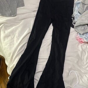 Black Knit Butt Lift Leggings